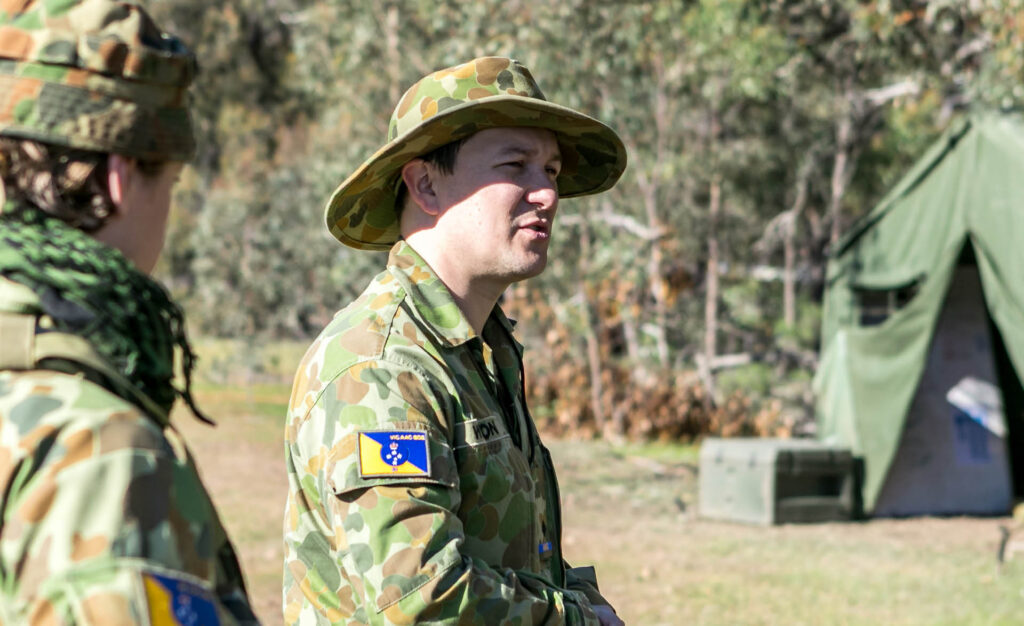 Quartermaster and Commanding Officer Cameron Wilson