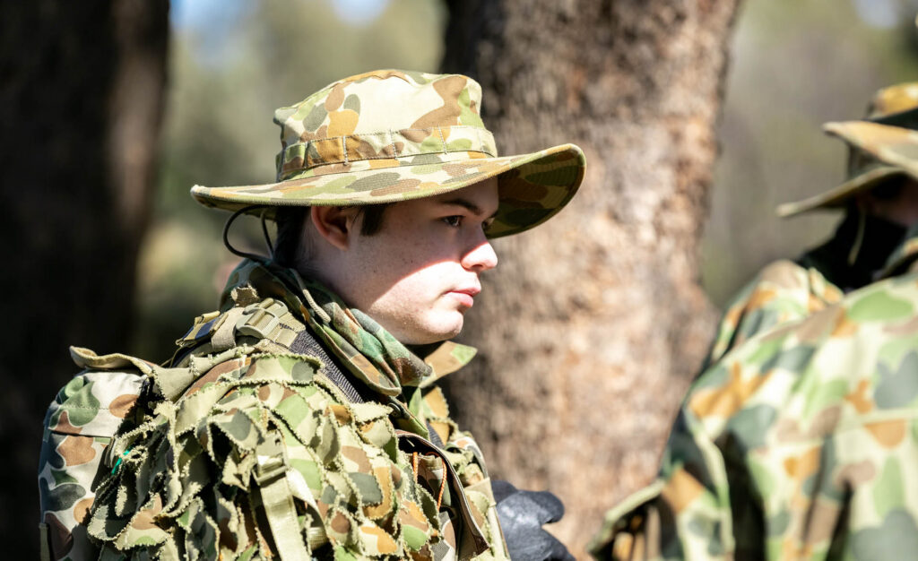 Riley Friso (Class of 2019), now a Lieutenant in the Royal Australian Army Ordnance Corps