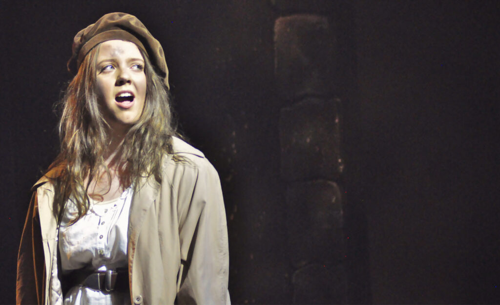 Isabella Svojtka (Class of 2018) in MG prodiction of Les Miserables