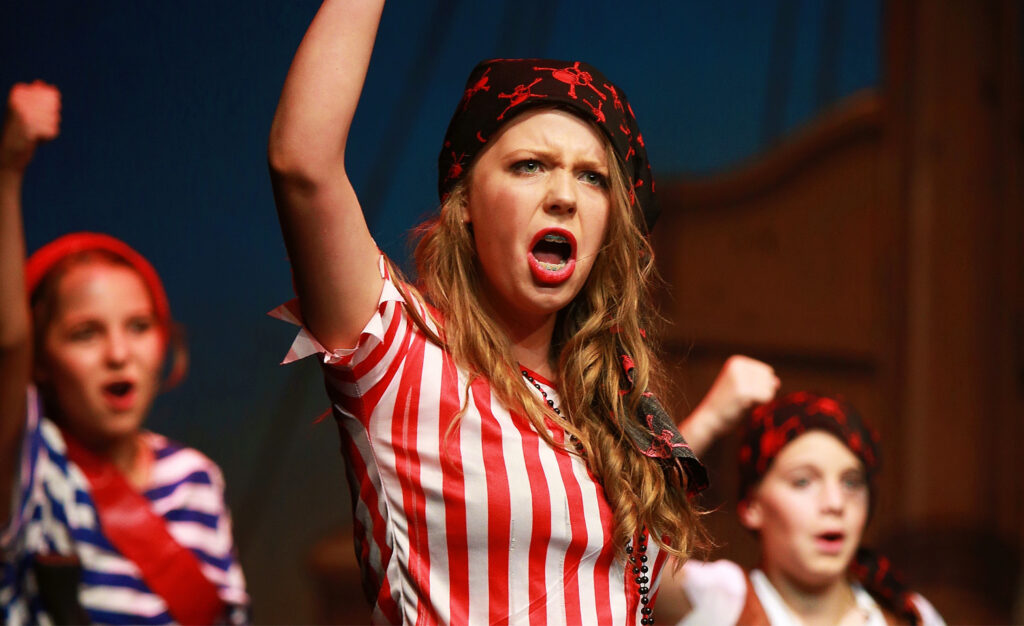 Isabella Svojtka (Class of 2018) in MG prodiction of Peter Pan JR